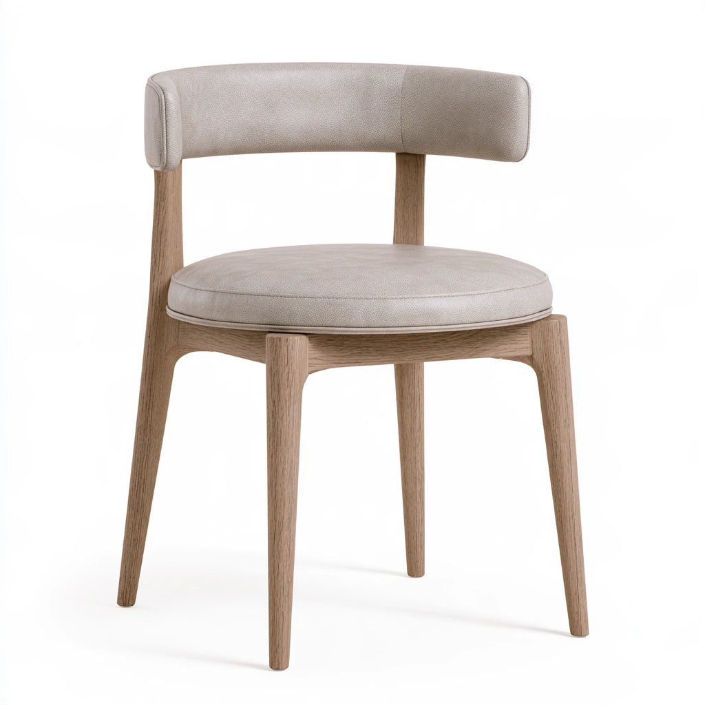 Chaise de salle à manger en bois, coloris brun naturel
